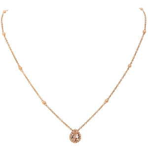 Boutique Bou Drop Morganite Pendant