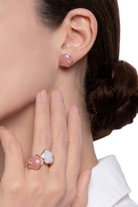 Petit Joli Pink Chalcedony Earrings