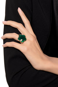 Ton Joli Green Agate Ring