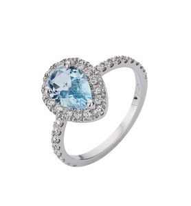 Victoria Blue Beryl Ring