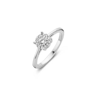 Illusion Solitaire Ring